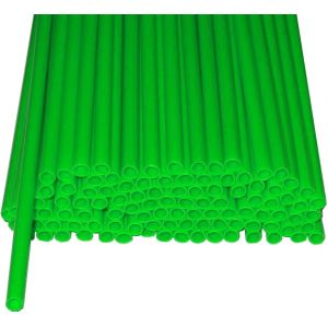 Палочки пластиковые для сахарной ваты 370 мм, зеленый 100 шт