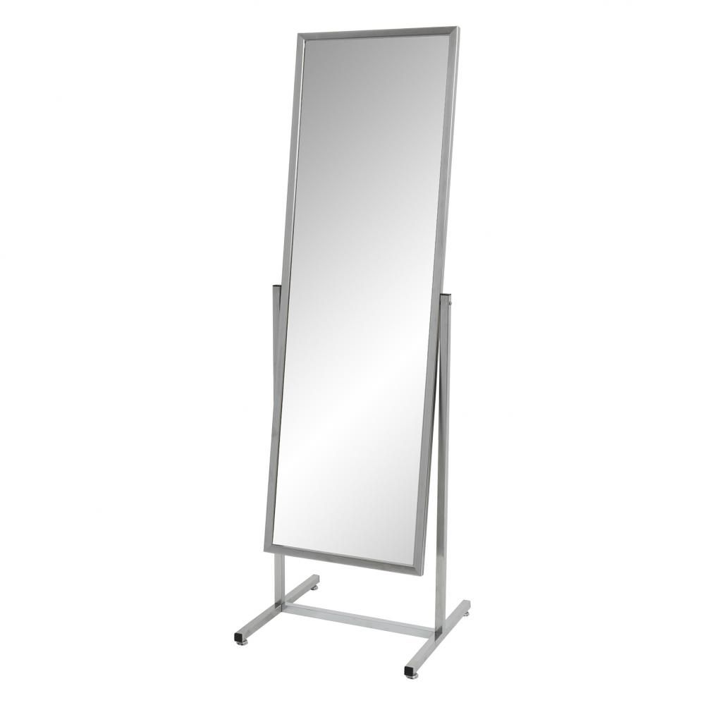 Зеркало примерочное напольное 550Lx1774Hx505D мм, зеркальное полотно: 1440х440 мм