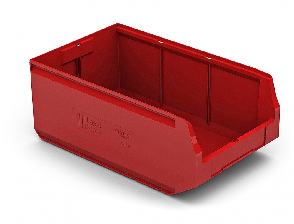 Ящик полимерный многооборотный 12.406.1.40 (500*300*200) красный