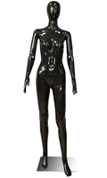 Манекен женский глянцевый 175, 86-65-86, чёрный