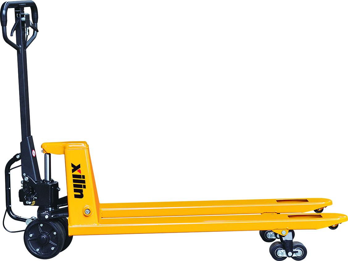 Тележка гидравлическая XILIN г/п 2500 кг BFA для тяжелых грузов (полиуретан.колеса)