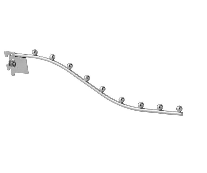 Кронштейн изогнутый (тонкий) с 9-ю шаровыми опорами, (подходит для системы Vertical)