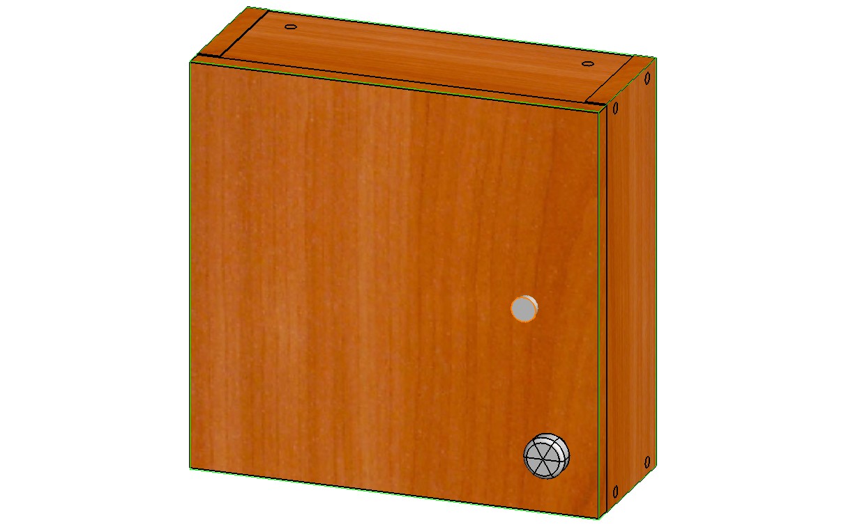 Ящик для ключей 300*116*300 мм с замком