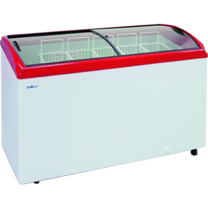 Ларь морозильный ITALFROST CF 500С  красный (6 корзин)