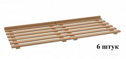 Комплект деревянных полок к ШЗХ-С- 900.600-02-К (натур. бук)