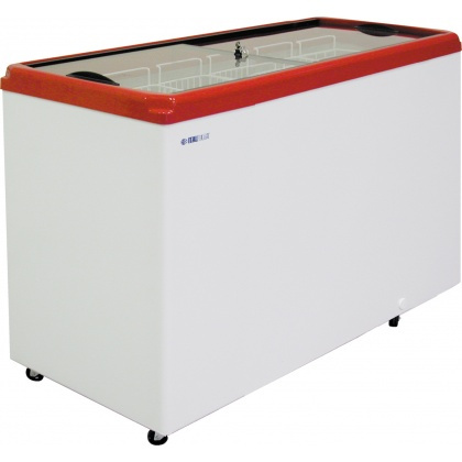 Ларь морозильный ITALFROST (ЛВН 500 П) CF 500F красный (6 корзин)