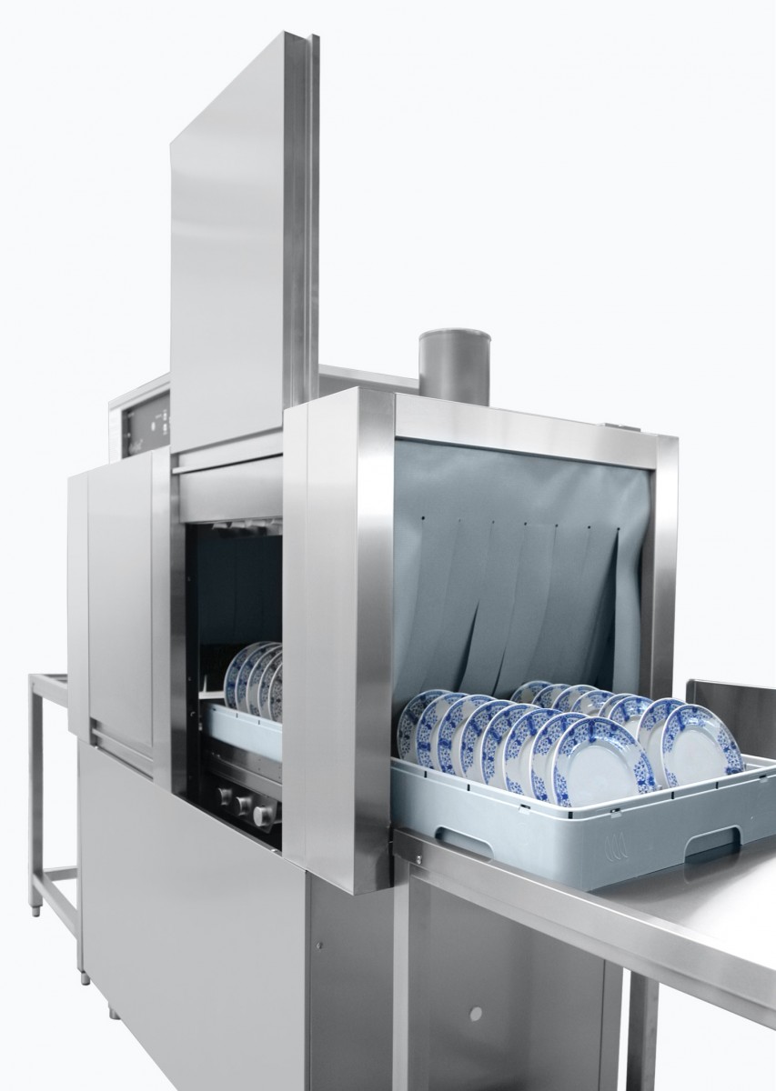 Машина посудомоечная туннельн МПТ-1700 правая, 1700 т/ч, 2 дозатора (моющ/ополаск), насос мойки