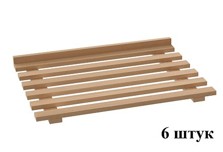 Комплект деревянных полок к ШЗХ-С- 600.600-02-К (натур. бук)