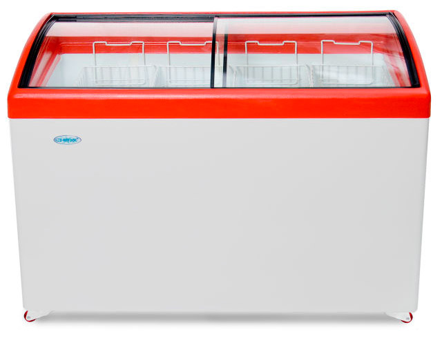 Морозильный ларь Снеж МЛГ 400 (красный)